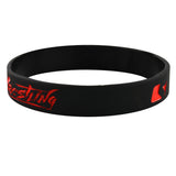 Nothin' Beats Wrestling Black Red Wristband