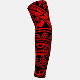 Oceanic Warrior Red Black Arm Sleeve