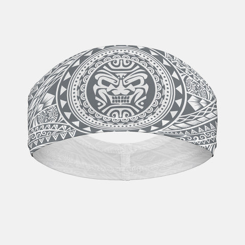 Oceanic Warrior Gray Skull Wrap