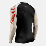 Old Baseball Black long sleeve jersey