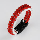 Baseball Lace Fishbone Paracord Bracelet