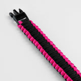 Pink Black Paracord Bracelet