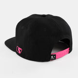 Sleefs BCA Pink Ribbon Black Pink Ribbon Snapback Hat