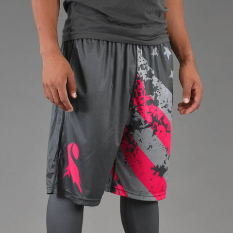 Sleefs BCA Pink Ribbon American Clutch Shorts