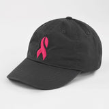 Sleefs BCA Pink Ribbon Metal Pink Ribbon Dad Hat