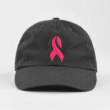 Sleefs BCA Pink Ribbon Metal Pink Ribbon Dad Hat