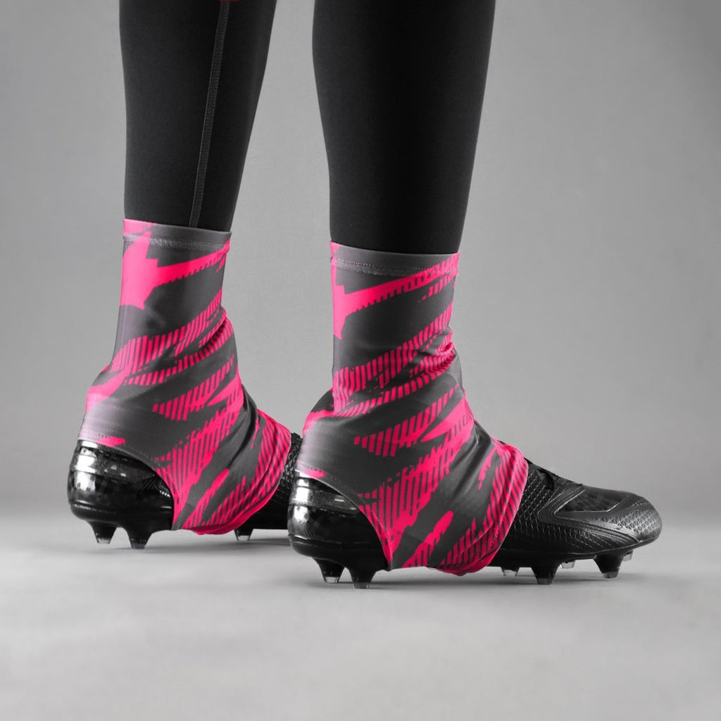 Tryton Ultra Metal Pink Kids Spats Cleat Covers