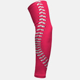 Sleefs BCA Pink Ribbon Pink and White Baseball Lace Arm Sleeve