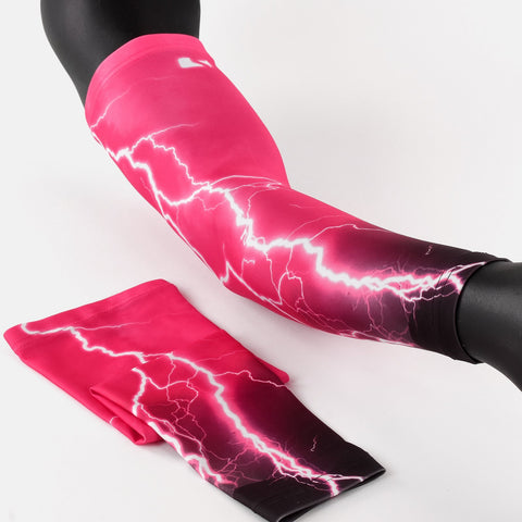 Sleefs BCA Pink Ribbon Pink Lightning Arm Sleeve