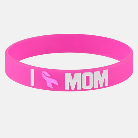 Sleefs BCA Pink Ribbon MOM Pink Ribbon Wristband
