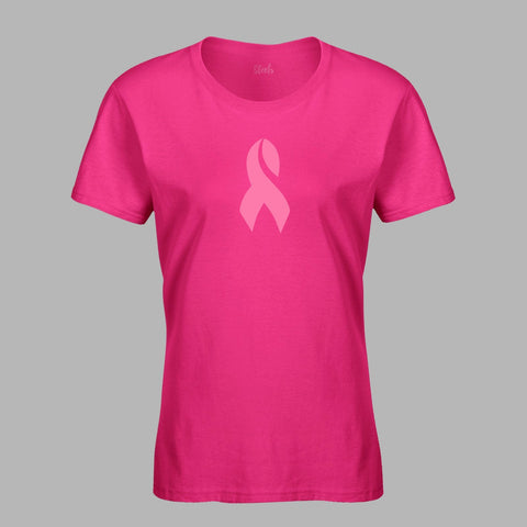 Women's Pink BCA Ribbon Essential Tee