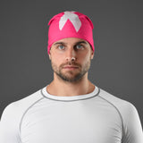 Sleefs BCA Pink Ribbon Pink White Ribbon Head N Nek