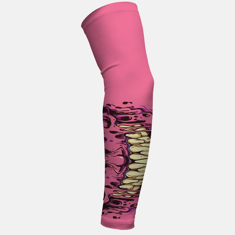 Pink Smile Mask Arm Sleeve (Left Arm)