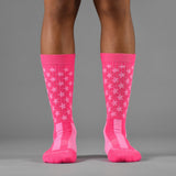 Sleefs BCA Pink Ribbon Pink Usa Soft Socks