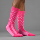 Sleefs BCA Pink Ribbon Pink Usa Soft Socks