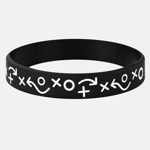 Plays Black and White Wristband