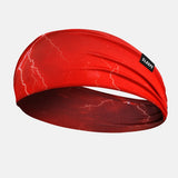 Red Thunder Double-sided Wide Headband