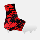 Digital camo Orange-red beast Spats / Cleat Covers