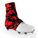 Digital camo Orange-red beast Spats / Cleat Covers