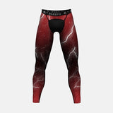 Red Lightning Compression Tights / Leggings