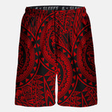 Oceanic Warrior Red Shorts
