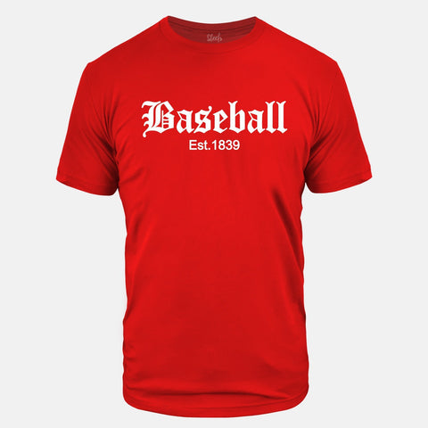 Baseball Est 1839 Essential Tee