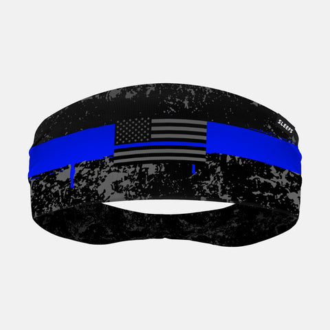 Rust Thin Blue Line Double-Side Wide Headband