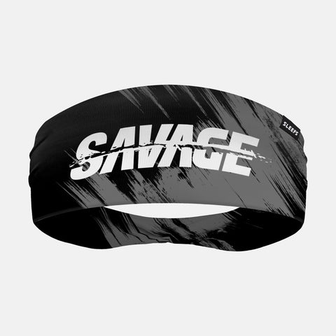 Savage Black Double-Side Wide Headband