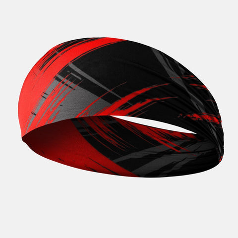 SLEEFS Savage red and black Double-sided Wide Headband
