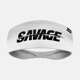 Savage White Double-Side Wide Headband