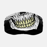 Skull Mask Double-sided Wide Headband