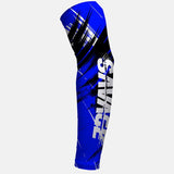 SLEEFS Savage Word Blue arm sleeve