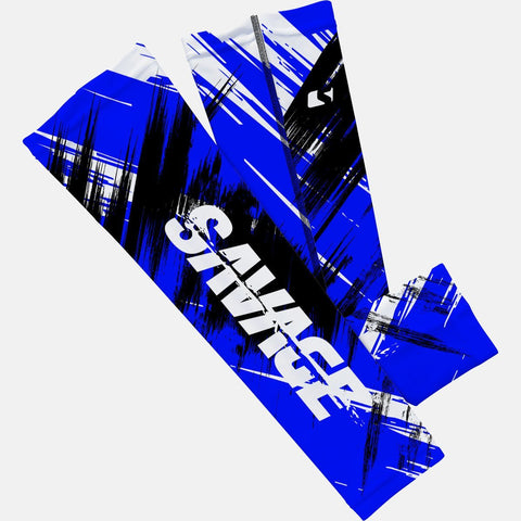 SLEEFS Savage Word Blue arm sleeve