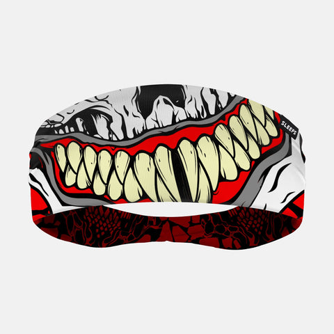 Snake Skull Mask Double-sided Wide Headband