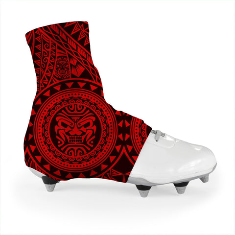 Oceanic Warrior Red and Black Spats / Cleat Covers
