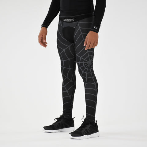 Black Ops Web Pattern Compression Tights / Leggings