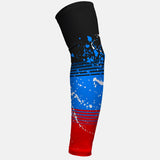 Splatter Red Blue Arm Sleeve