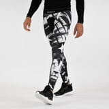 Stars with white lion compression tights / leggings