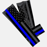 Tactical thin blue line arm sleeve