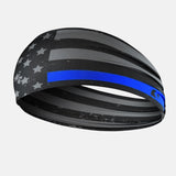 Tactical Thin Blue Line Double-sided Wide Headband