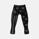 Tactical Thin Blue Line compression Three-Quarter tights / leggings