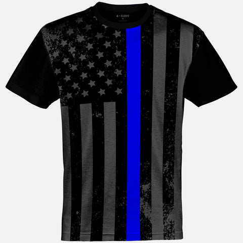 Tactical Thin Blue Line quick-dry jersey
