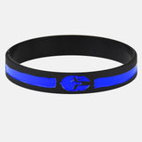 Warrior Mask Black and Blue Wristband