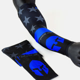 Warrior thin blue line arm sleeve