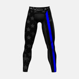 Tactical Thin Blue Line compression tights / leggings