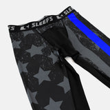 Tactical Thin Blue Line compression Three-Quarter tights / leggings