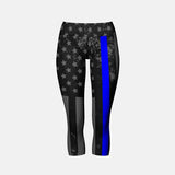 Tactical Thin blue line Yoga Pants
