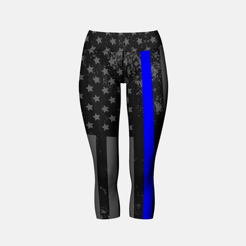 Tactical Thin blue line Yoga Pants