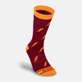 Maroon Thunders Soft Socks