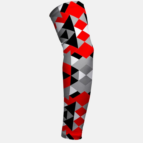 Trigons Red Gray Arm Sleeve
